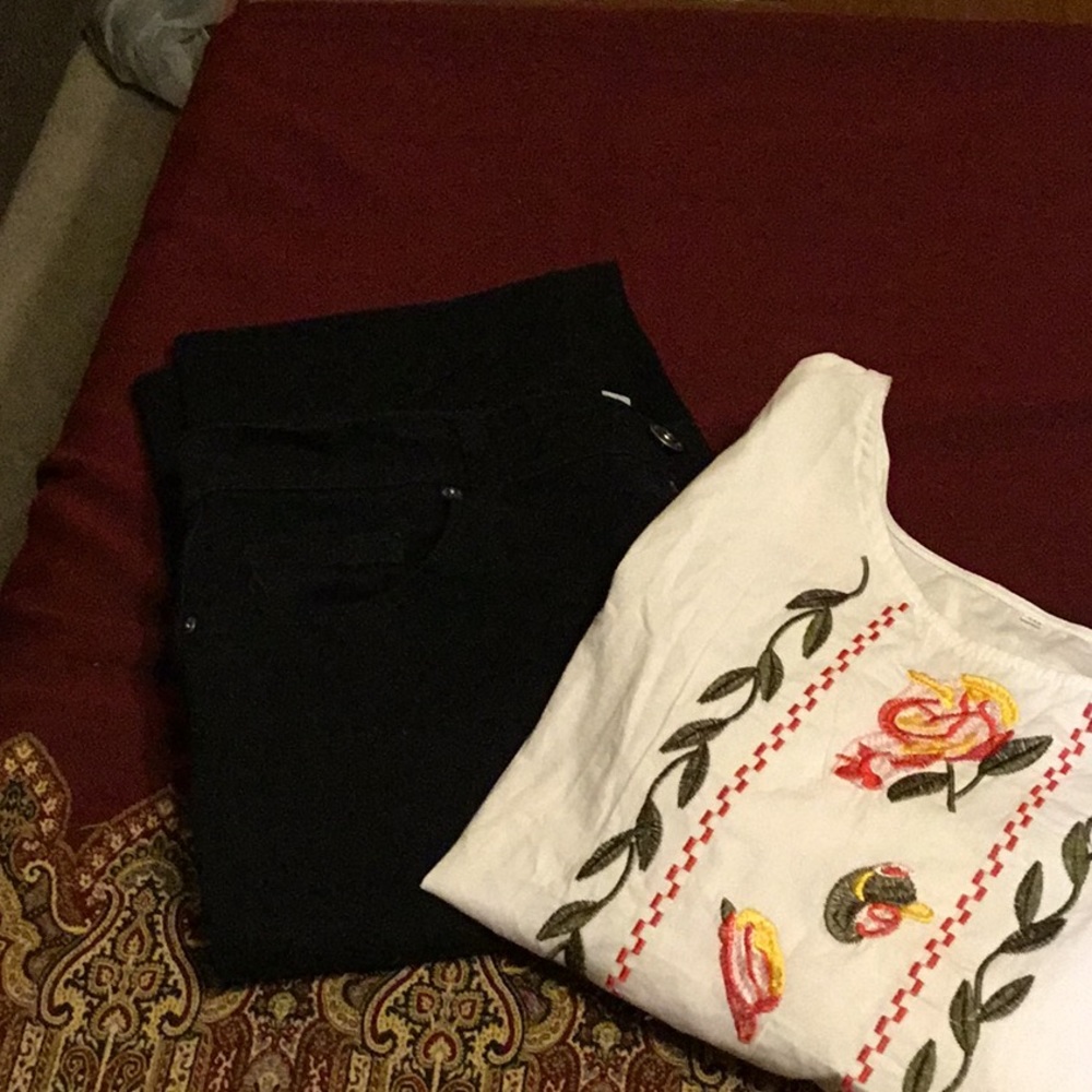 Style & Co. black 5 pockets size 12s jeans